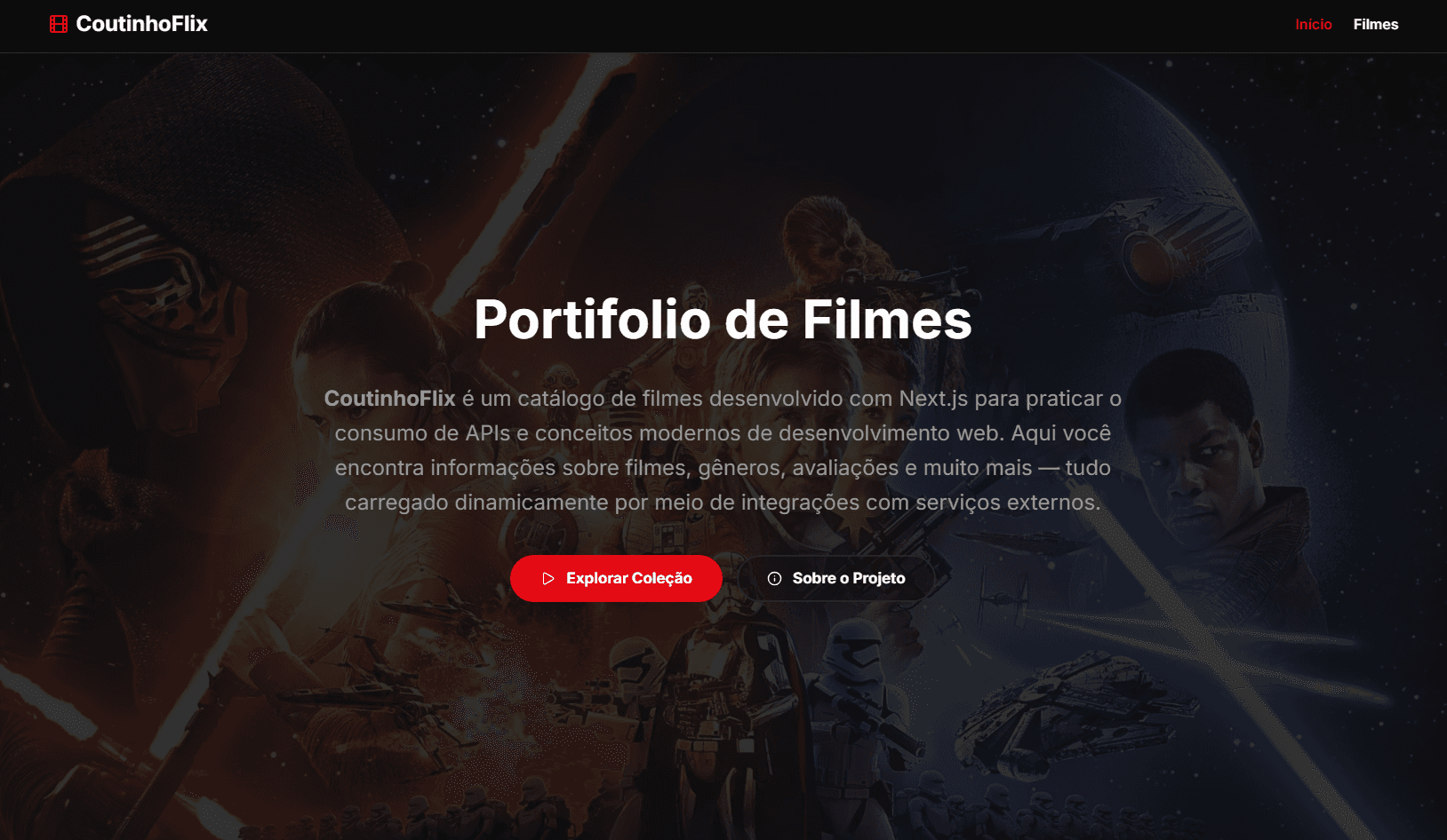 Preview do projeto CoutinhoFlix